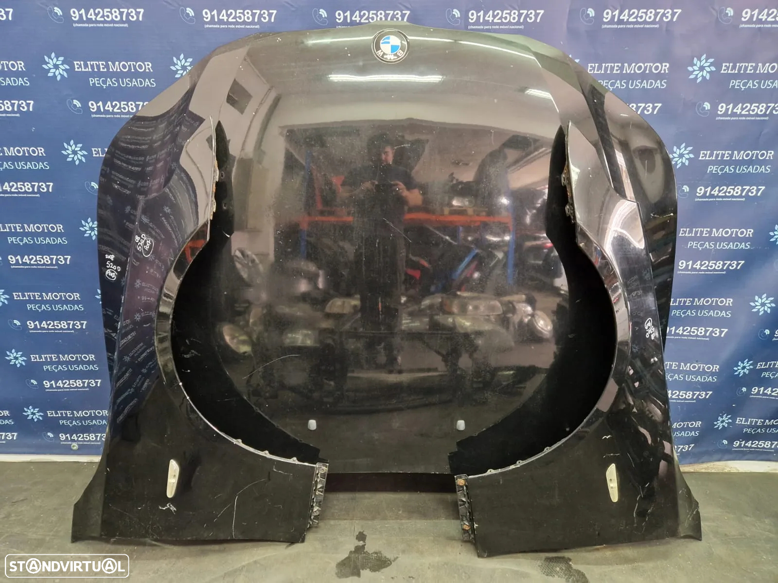 Frente completa usada BMW 520D LCI E60 E61 163CV capot parachoques oticas guardalamas - 11