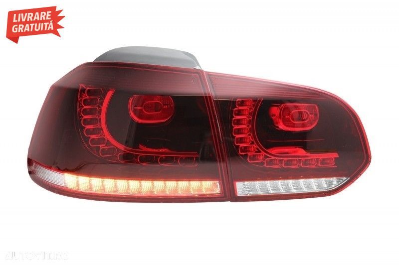 Stopuri Full LED VW Golf 6 VI (2008-2013) GTI R20 Design - 2