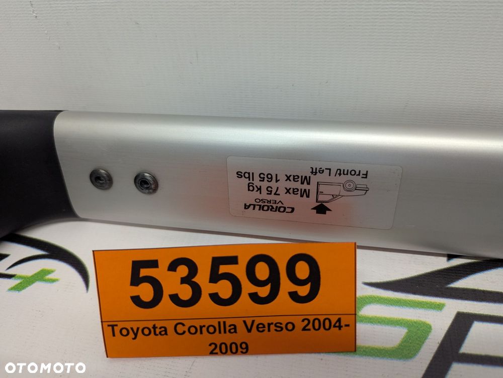 Bagażnik dachowy bazowy belki poprzeczki Toyota Corolla Verso 2004-2009 - 6