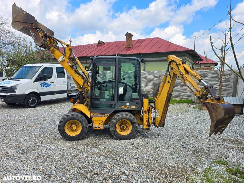 Venieri VF1.33 4x4 An 2005 Mini BuldoExcavator +Remorca Utilaje Ifor Williams 3.5T - 2