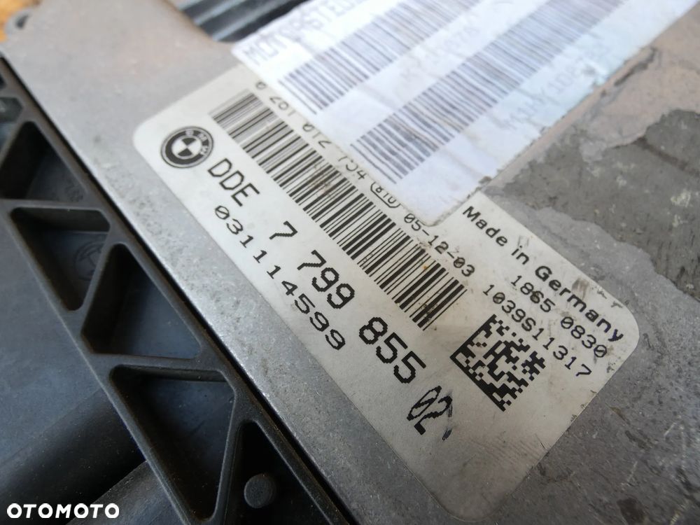 BMW E90 E91 2.0D STEROWNIK KOMPUTER SILNIKA 7799855 - 2