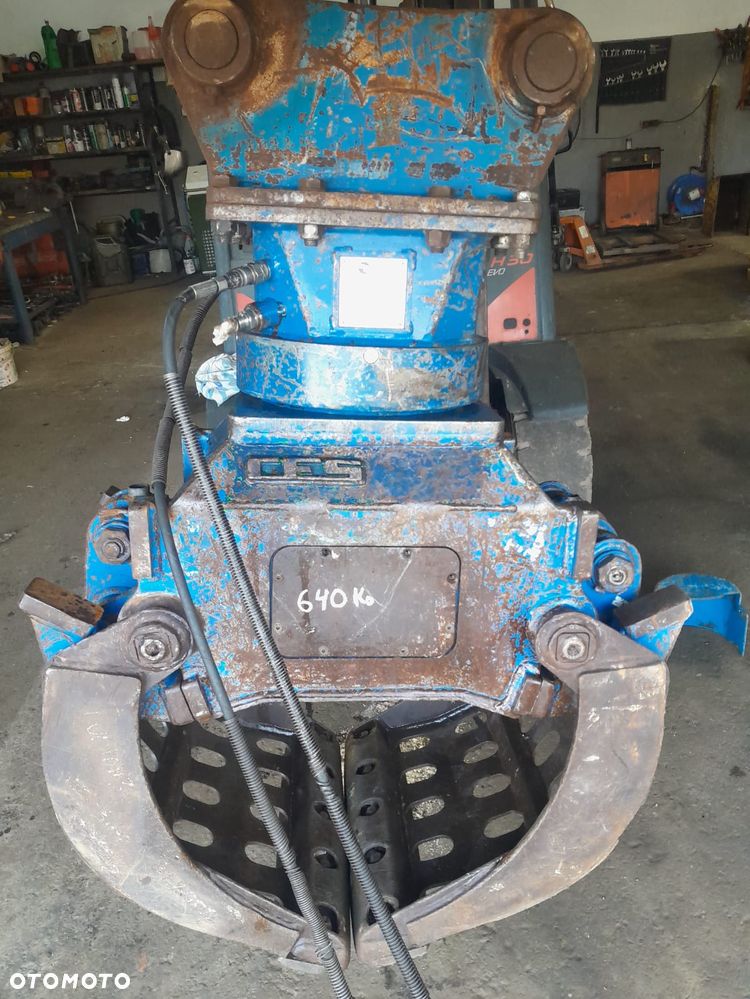 Chwytak chydrauliczny obrotowy sortujący wyburzeniowy kleszcze Mc Quaid 640kg, 2016r. - 9