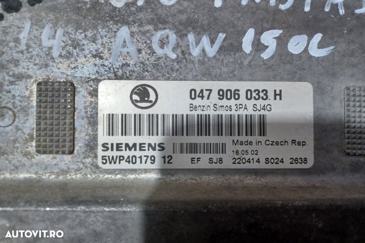 Calculator motor ECU 047906033H 5WP40179 - 1.4 AQW 047906033H 5WP4017 - 3