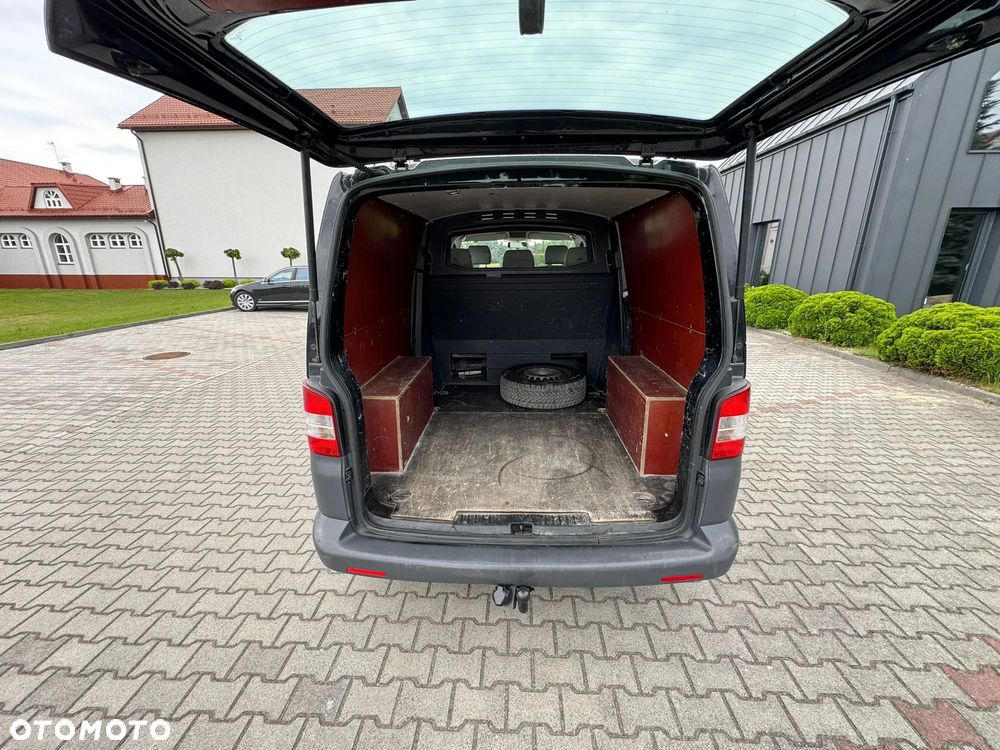 Volkswagen TRANSPORTER T5 LIFT L2H1 Long Klima Elektryka Navi Dubel Kabina Brygadówka - 13