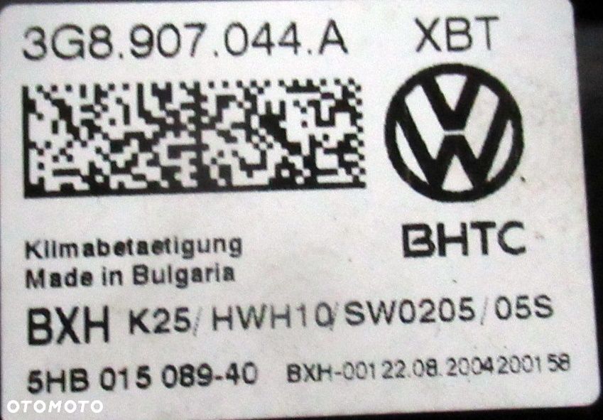 VW PASSAT B8 PANEL NAWIEWU KLIMATYZACJI 3G8907044A TIGUAN ARTEON - 3