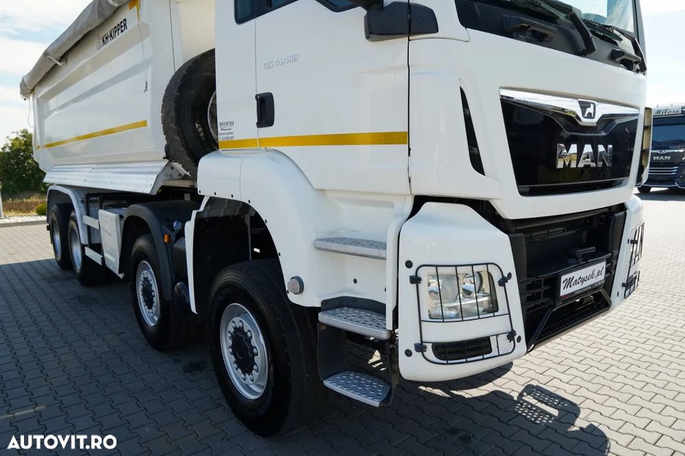 MAN TGS 41.460 / 8x8 / BASCULANTE SPATE / MANUAL / KH-KIPPER / EURO 6 / 2019 / CONTRACTUL DE SERVICE - 12