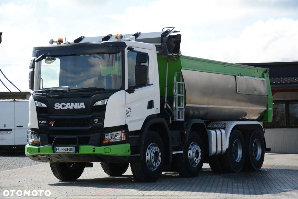 Scania P 410 XT / 2019r / 8x4 / MEILLER KIPPER / Retarder / Mulda / Duża ładowność / Na zwolnicach - 6