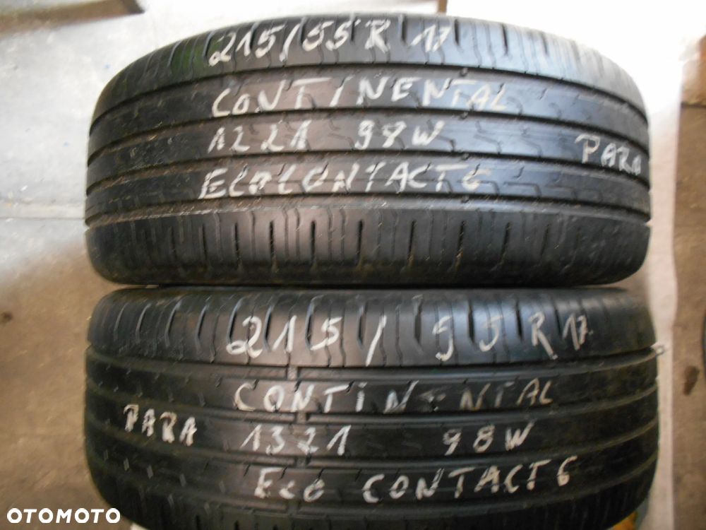 OPONY 215/55R17 CONTINENTAL ECO CONTACT 6  DOT 1321 7MM - 1