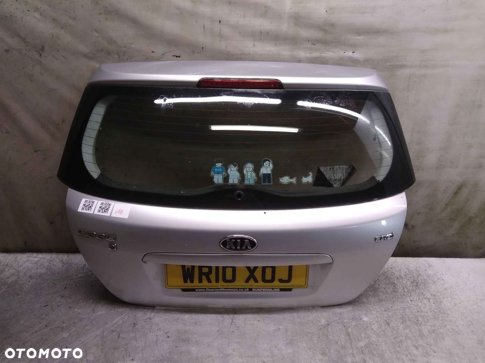 / KLAPA TYŁ TYLNA BAGAŻNIKA KIA CEED CEE'D 5D 5 DRZWI HB 9S SREBRNY - 1
