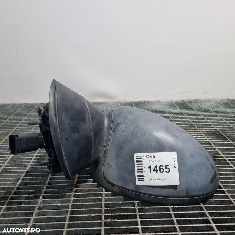 Oglinda stanga Mini One 2001 - 2006 2 Usi Galben (1465) Fără rabatare electrică - 2