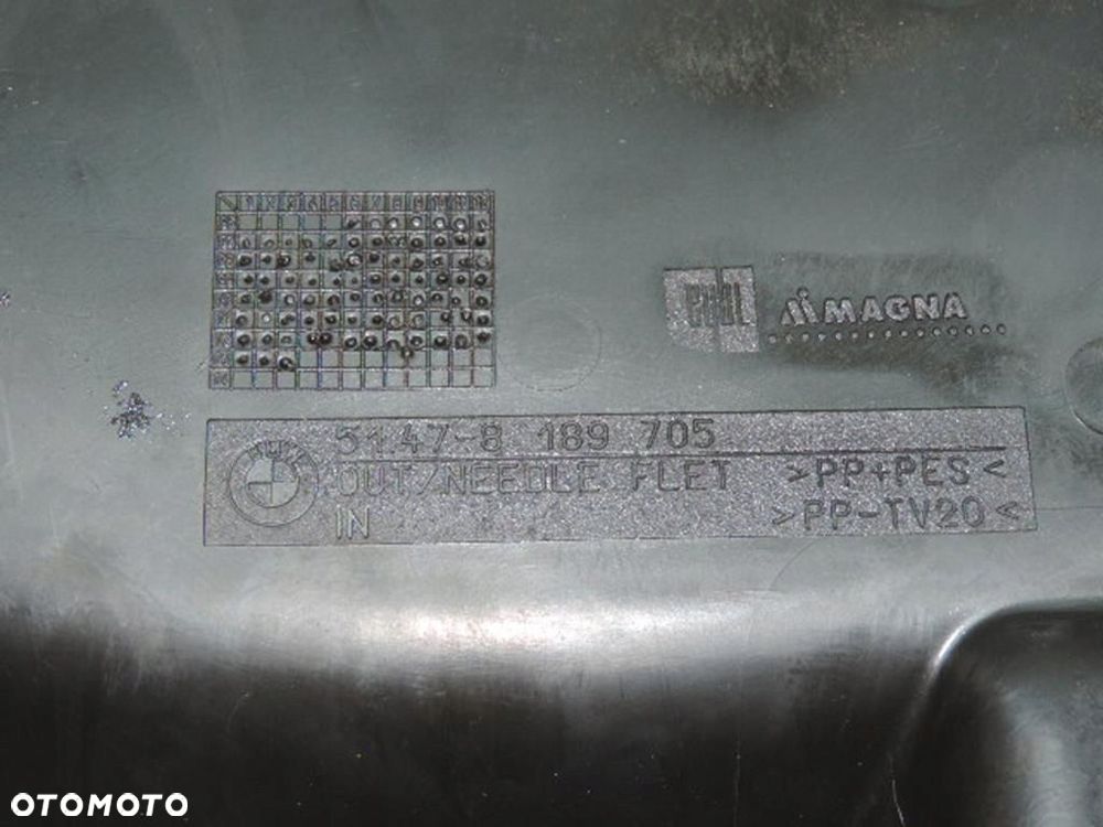 TAPICERKA PODŁOGA BAGAŻNIKA BMW E39 KOMBI - 4