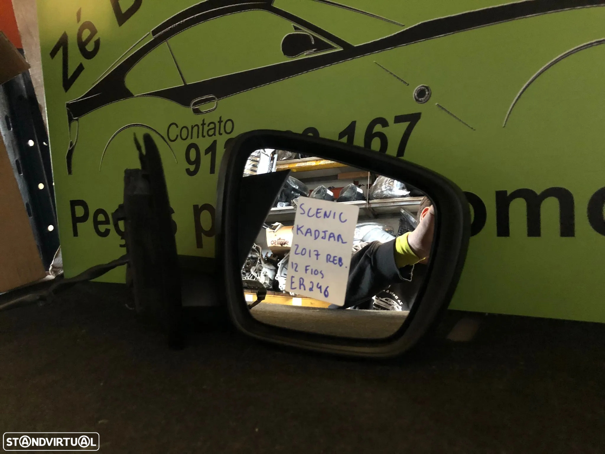 RENAULT SCENIC / KADJAR ESPELHO RETROVISOR DIREITO REBATÍVEL - ER246 - 3