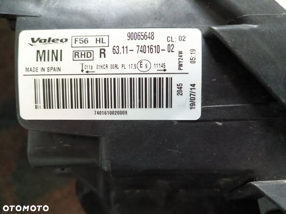 Mini Cooper F56 lampy przednie LED 7401609 - 9