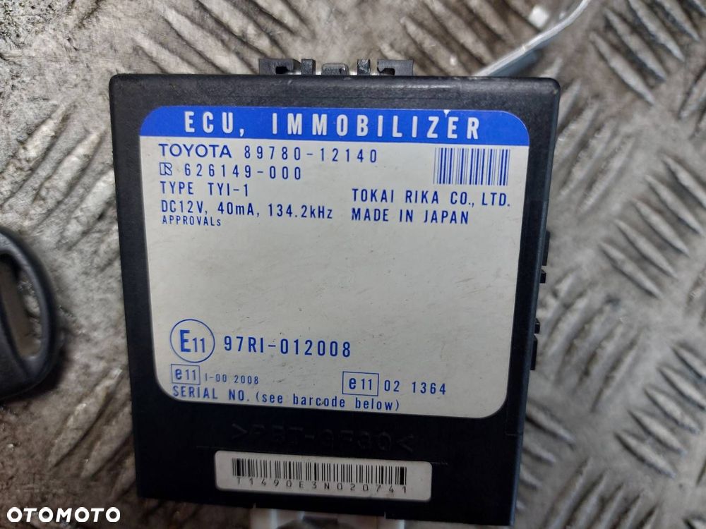 ZESTAW STARTOWY TOYOTA COROLLA E12 2.0 D4D 89666-02310 45020-020-4 - 6