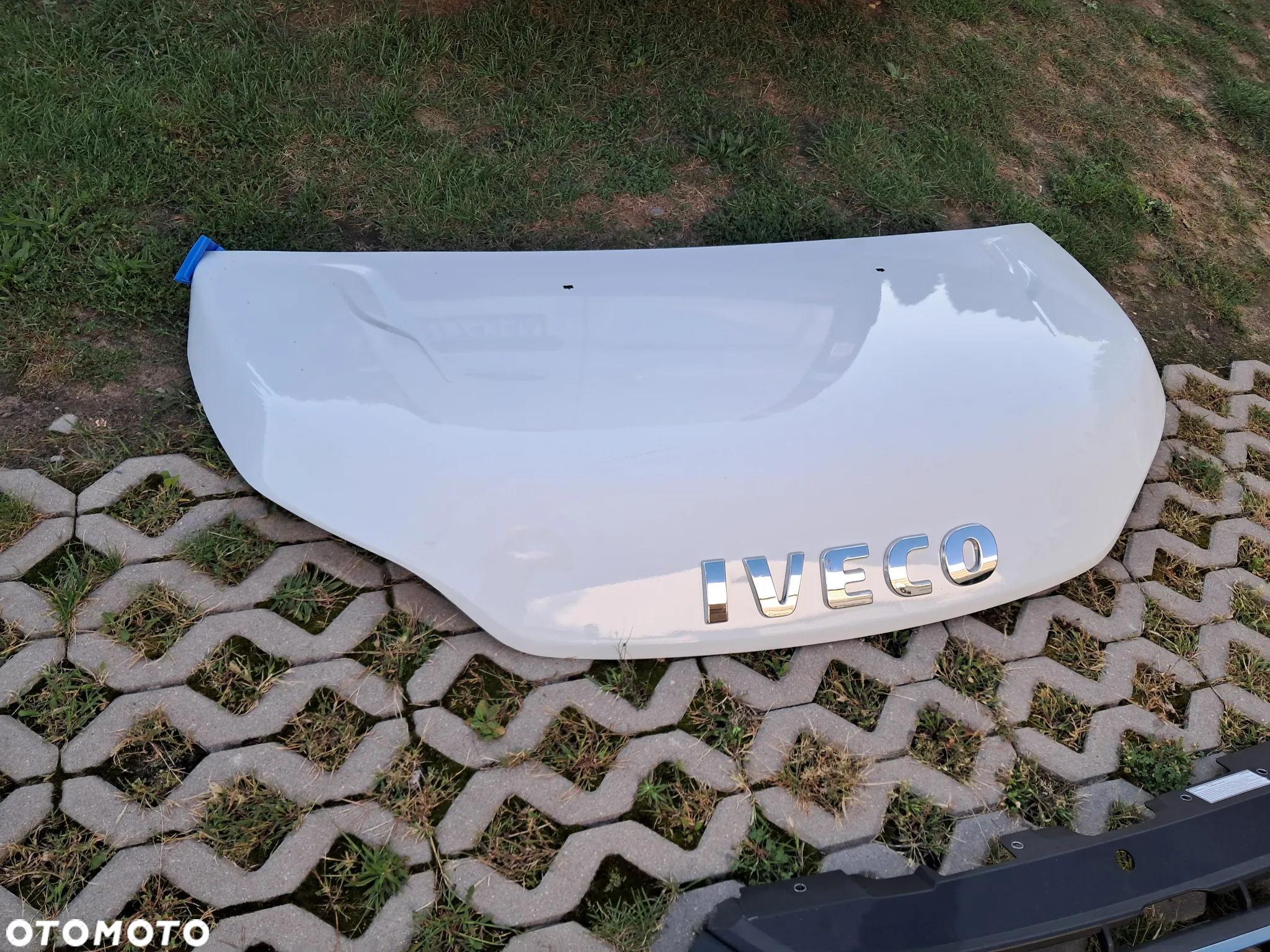 Maska Iveco Daily  2019> biała przód przednia pokrywa silnika pas zderzak lampy grill blenda błotniki błotniki - 4