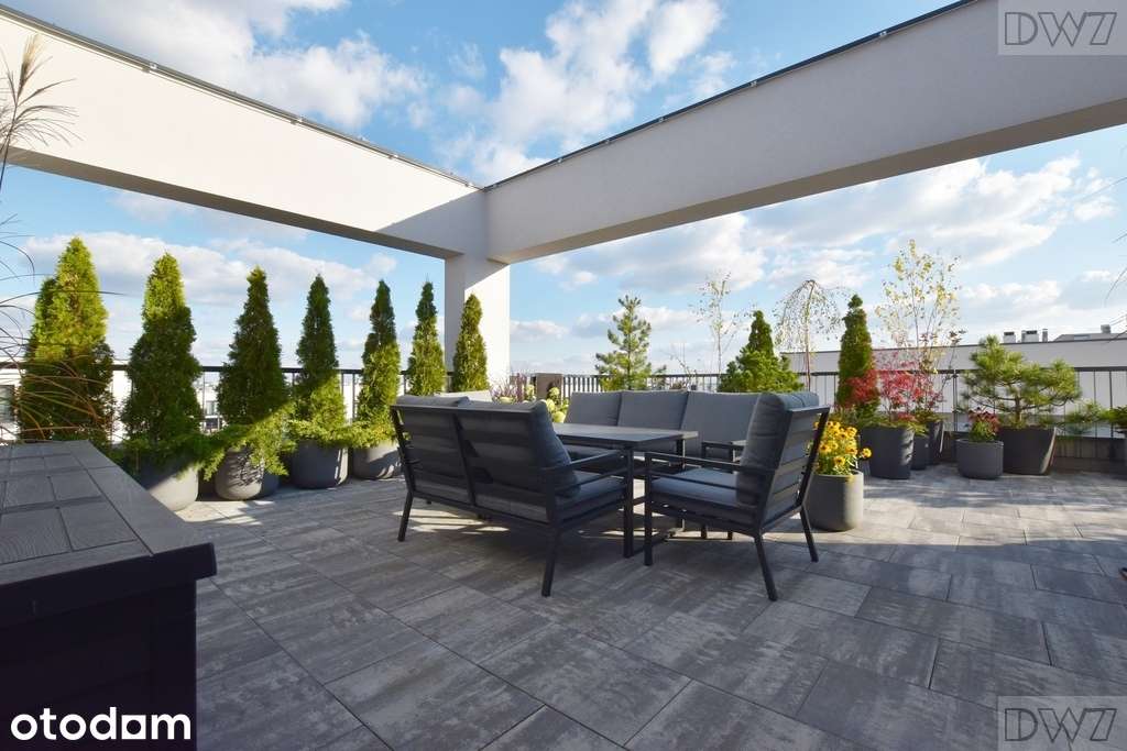 Apartament 82 m2, 3 miejsca postojowe, taras 77 m2