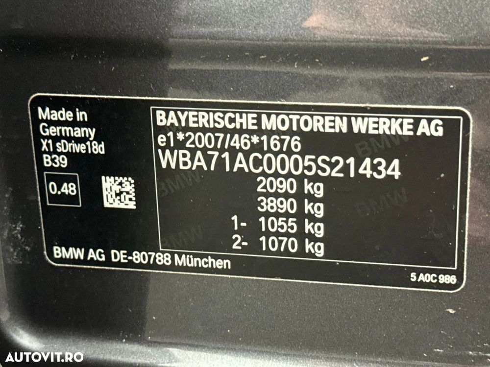 BMW X1 sDrive18d - 7