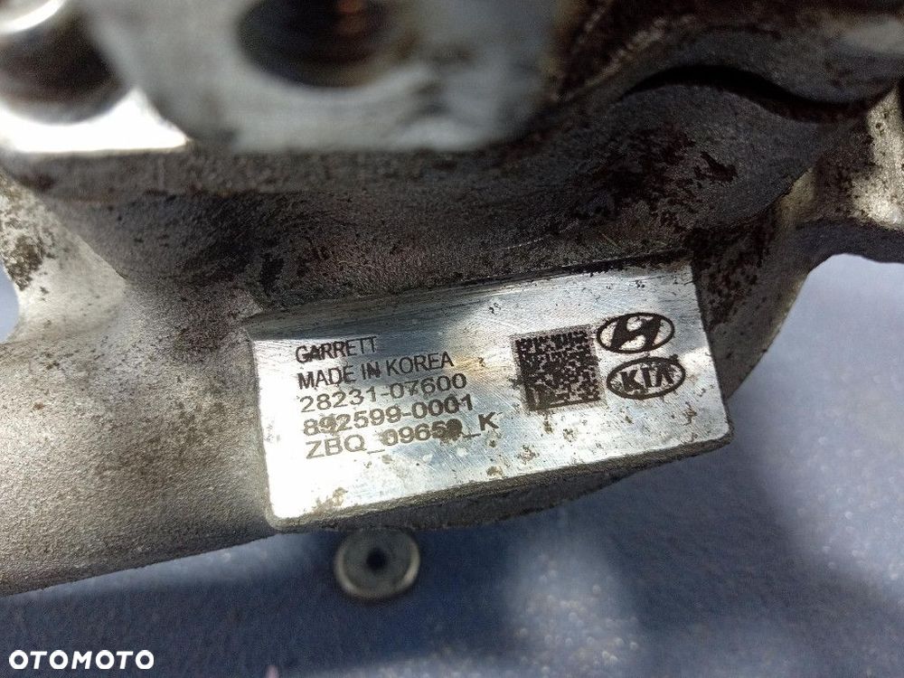 HYUNDAI I30 III 1.0 T-GDI 120KM TURBOSPRĘŻARKA TURBINA 28231-07600 - 7