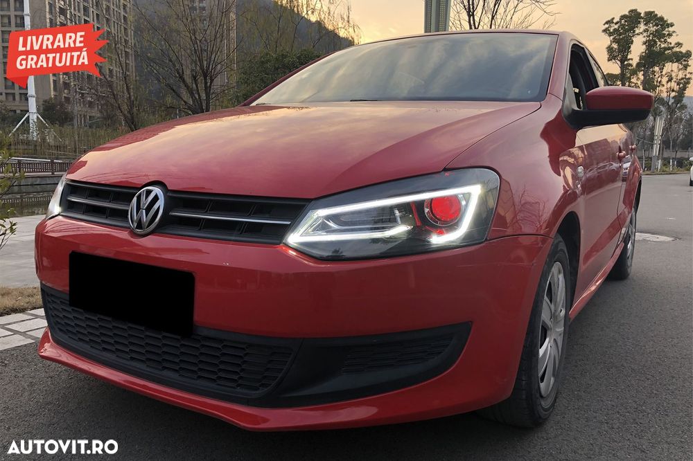 Faruri LED VW Polo MK5 6R 6C 61 (2011-2017) RHD Devil Eye Look- livrare gratuita - 15