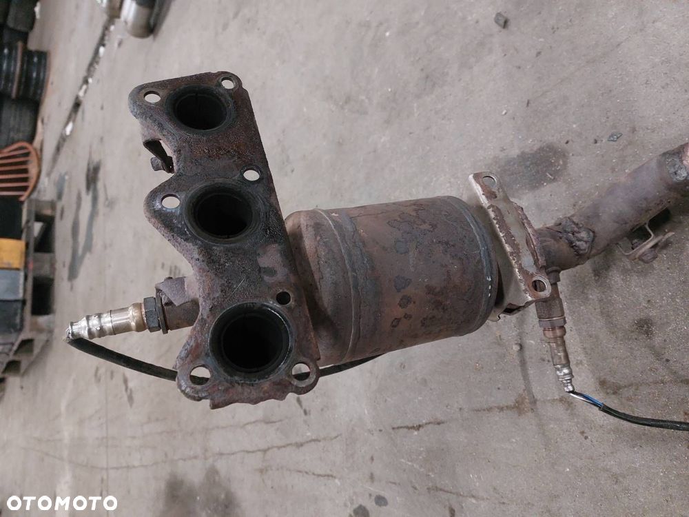 TŁUMIK WYDECH KOMPLET KATALIZATOR PUSTY VOLKSWAGEN POLO IV LIFT 1.2 6V - 4