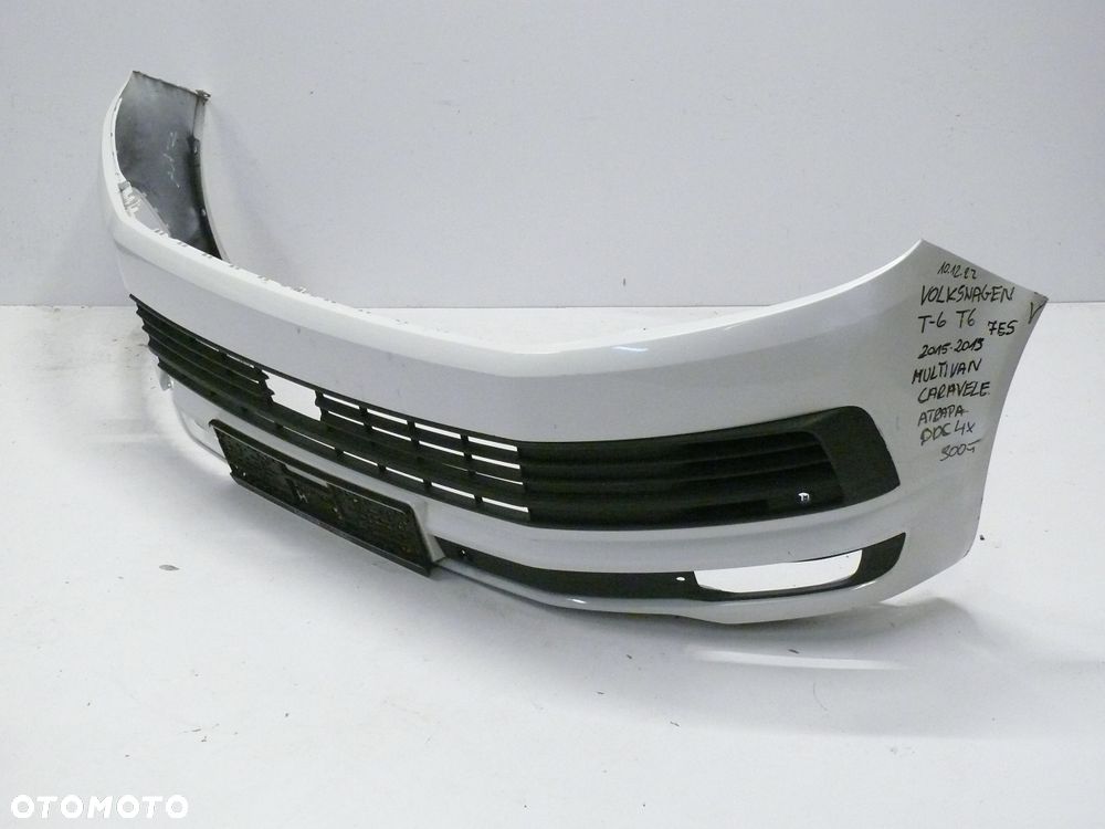 ZDERZAK PRZEDNI VOLKSWAGEN T6 7ES MULTIVAN CARAVELLE 2015 2019 PDC XENON GRILL - 2