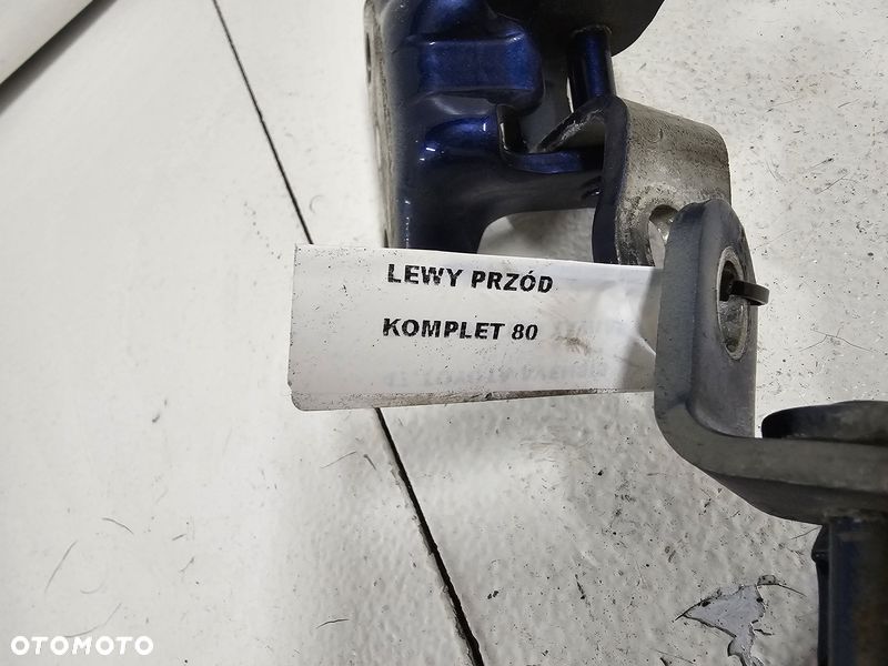 TOYOTA AVENSIS T27 LIFT T29 ZAWIASY DRZWI LEWY PRZÓD KOMPLET - 6