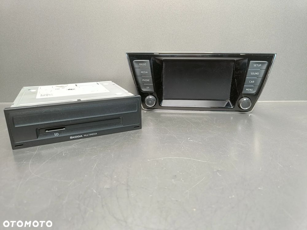 Radio Skoda Fabia 3 III Wyświetlacz Jednostka Czytnik 5Q0035842A 6V0919604 - 1