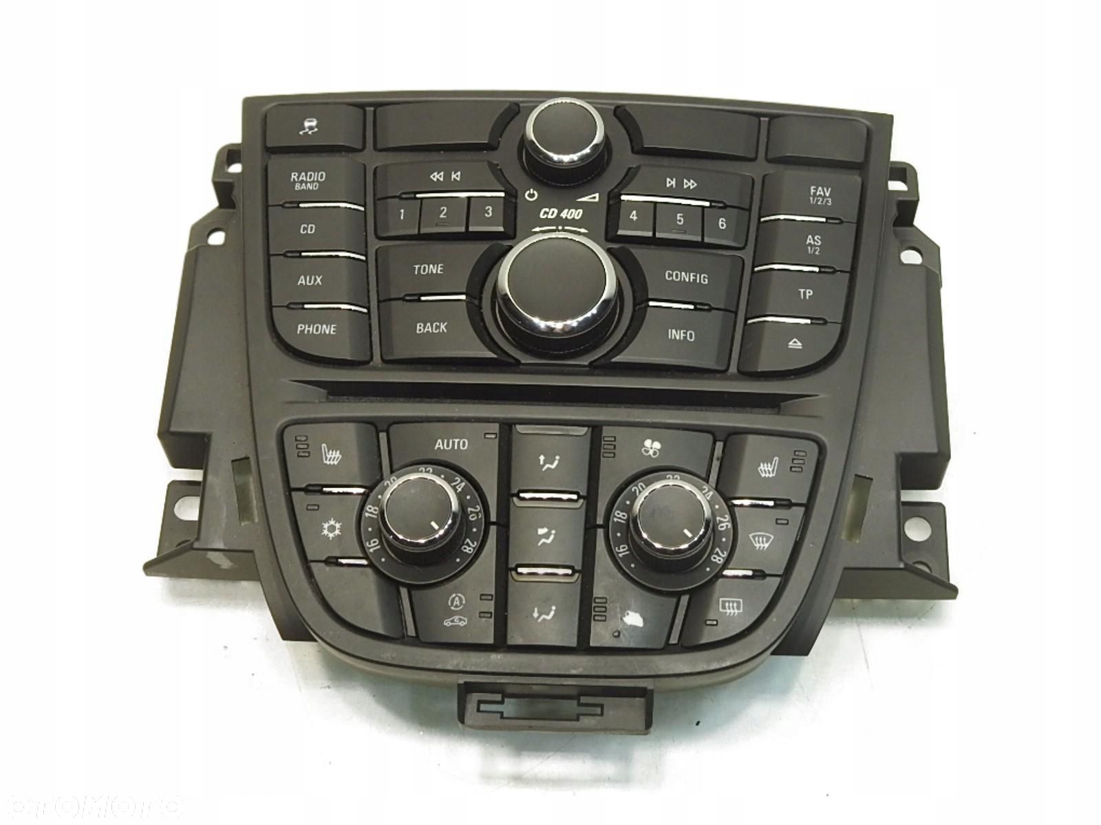 PANEL STEROWANIA KLIMATYZACJĄ RADIEM OPEL ASTRA J 13346050 13346100 - 1