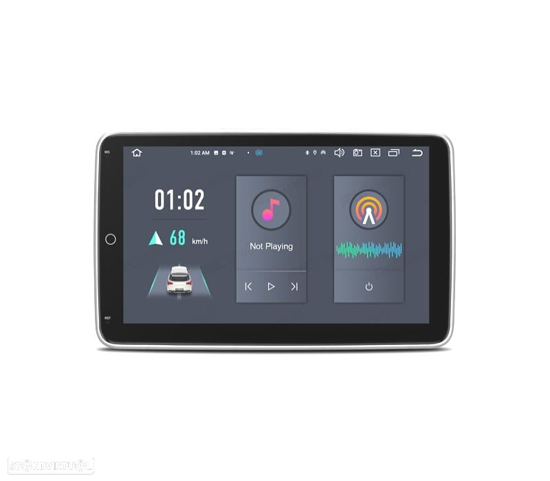 AUTO RADIO GPS 1DIN ANDROID 12 LCD TÁCTIL 10" CARPLAY USB DUAL ZONE - 4