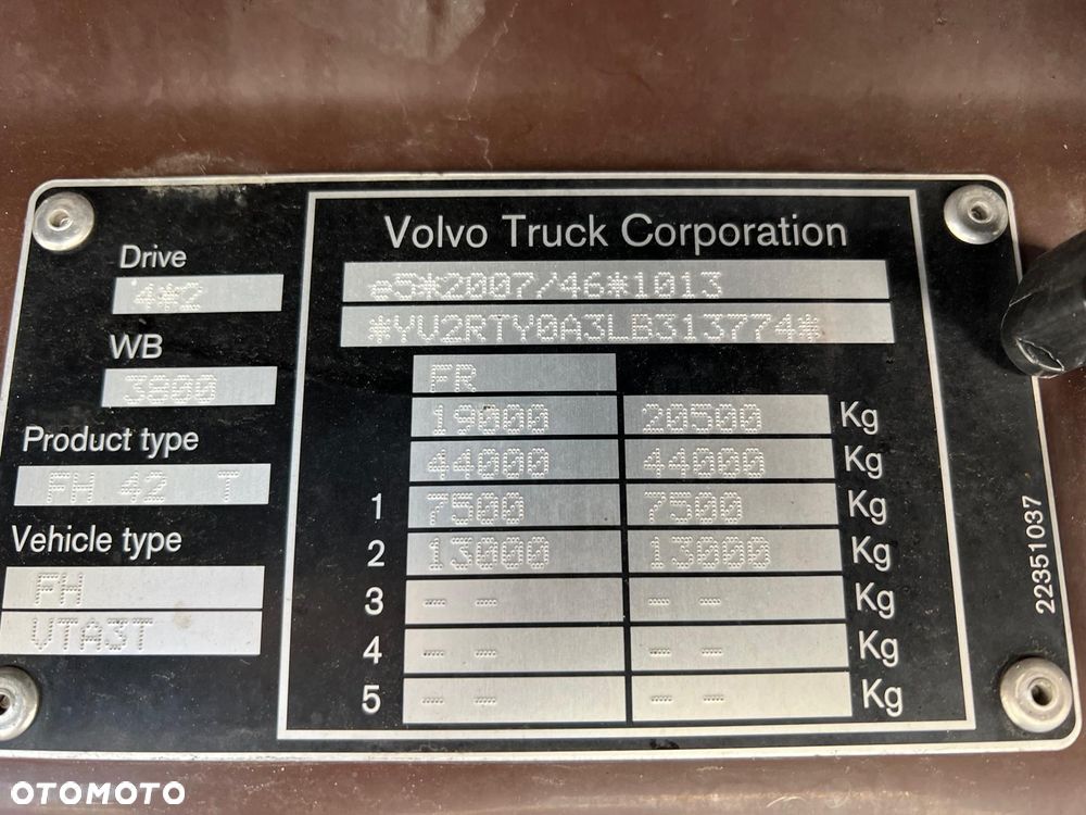 Volvo fh4 460 bogate wyposażenie 2020 opony 70 wron-pol - 37