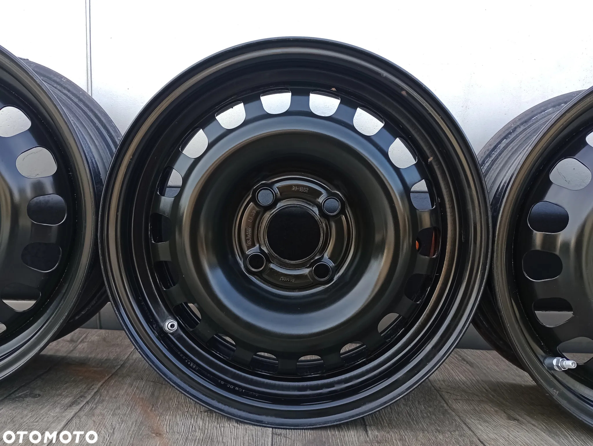FELGI STALOWE 4x100 R14 5,5J ET39 TPMS Opel Adam Corsa Karl Merivia - 4