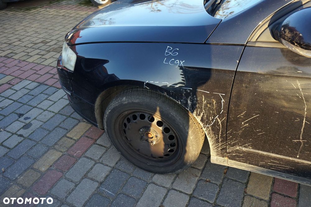 MASKA ZDERZAK BŁOTNIKI LAMPY PASSAT B6 LC9X  VOLKSWAGEN 2005-2010 CZARNY PRZÓD KOMPLETNY - 20