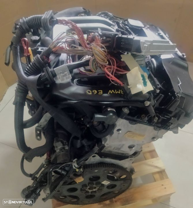 Motor Bmw 530D 218cv M57 bloco ferro E60 306D2 caixa velocidades 6HP26 0281011224 - 5