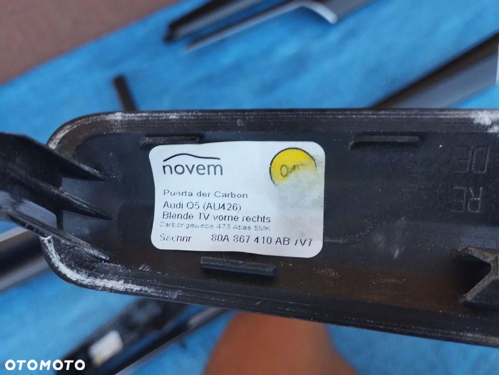 Audi SQ5 Q5 80A Dekory Listwy Ozdobne CARBON Carbonowe 2020r - 12