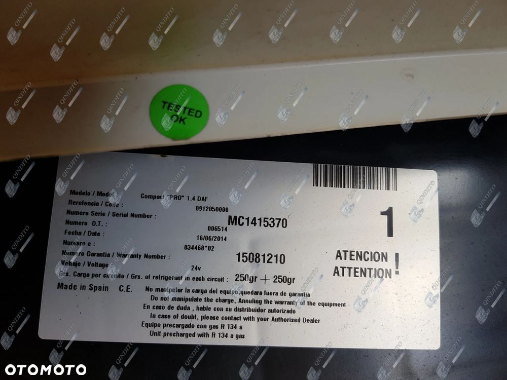KLIMATYZACJA POSTOJOWA DACHOWA DAF MAN SCANIA IVECO - 3