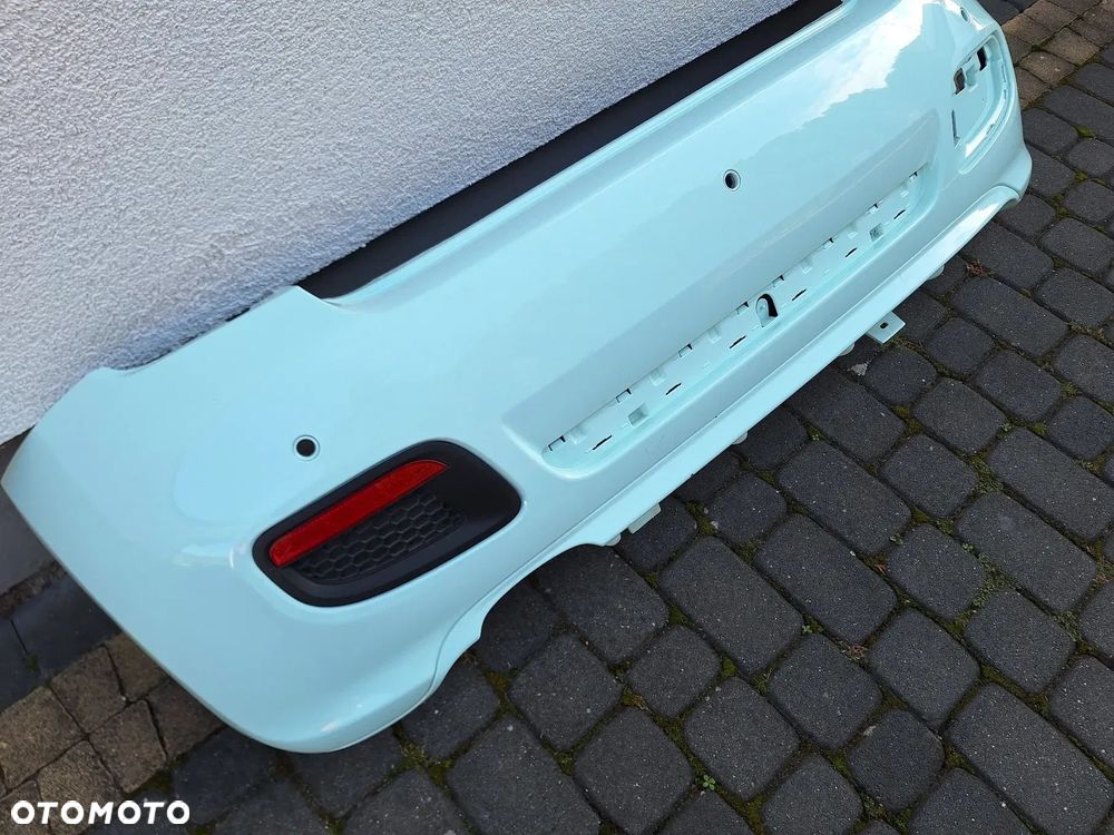 FIAT 500S 500 S SPORT 13-17 B.ŁADNY! CAŁY-NIE KLEJONY! ZDERZAK TYŁ TYLNY BEZ KRATKI KOLOR MIĘTOWY ORYG FIAT 735565271 WY - 10