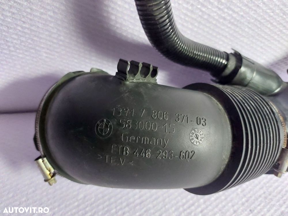 Tub aspirare aer motor N57 3.0 BMW E90 E91 E92 E93 Cod 7800067 - 2