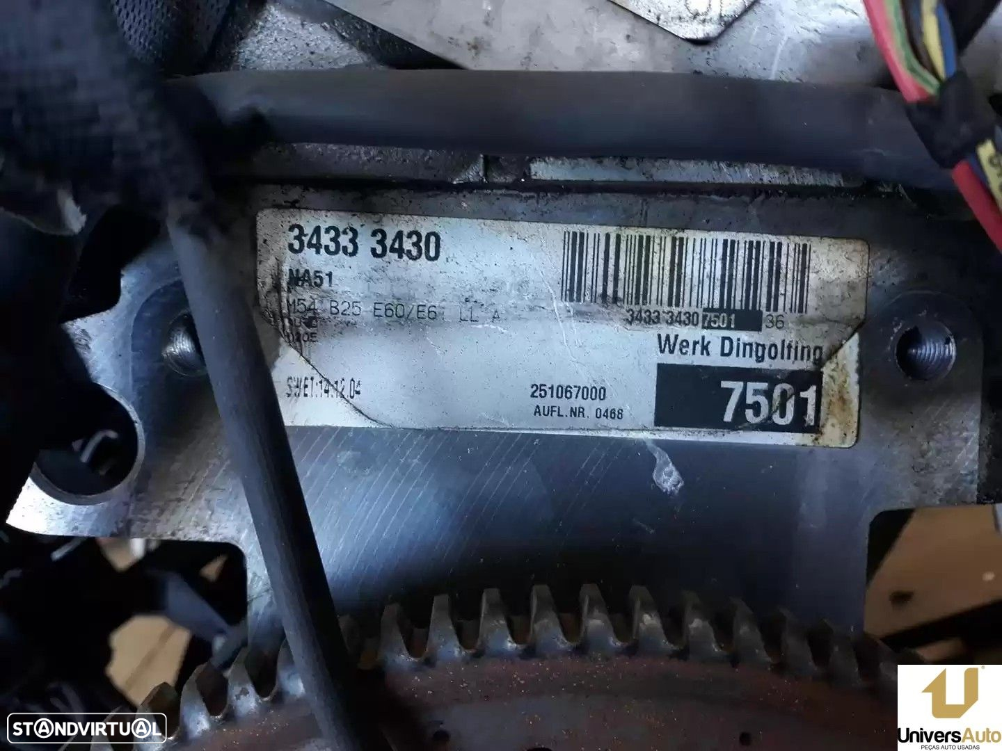 MOTOR COMPLETO BMW 5 2005 -M54256S5 - 7