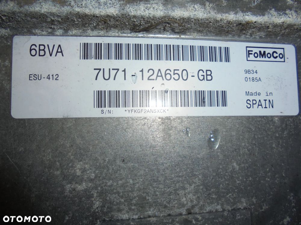 ford 2,0 benzyna sterownik silnika , 7U71-12A650-CG - 3