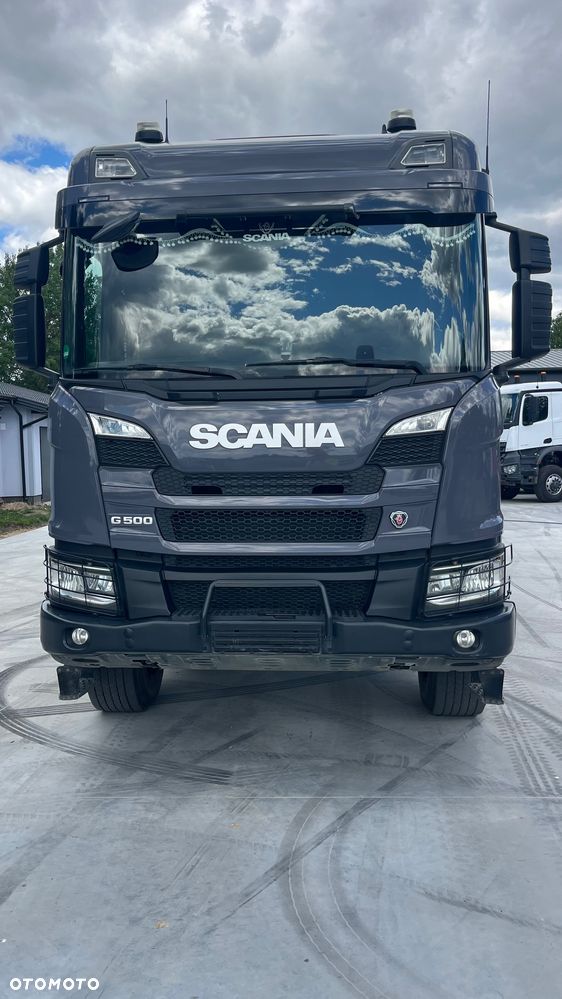 Scania G500 Nex Gen 4x4 stały napęd, skrzynia redukcyjna, biegi terenowe, kabina z łóżkiem, hydraulika do wywrotu, z Niemiec, opticruise ze sprzęgłem SCANIA 4x4 XT G500 ciągnik (nie Mercedes AROCS Volvo Man itp) - 2