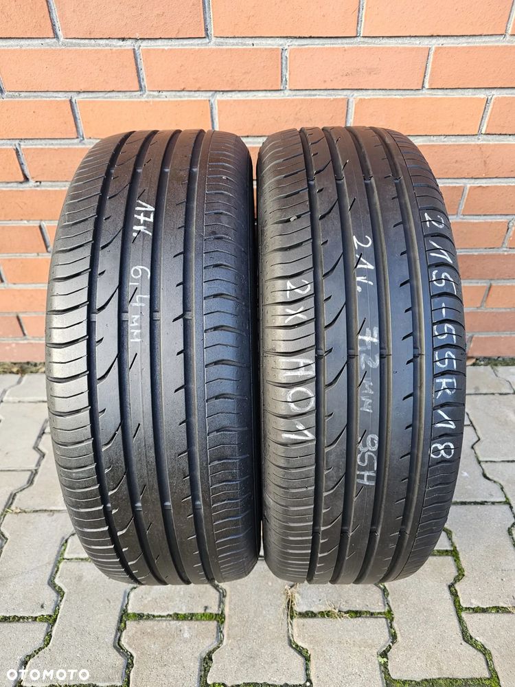 (A1) 215/55R18 95H 7,5-6,8mm 21-17r / Continental ContiPremiumContact 2