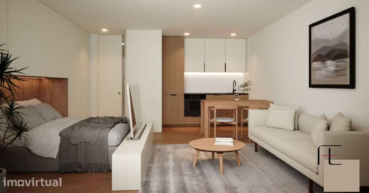 Apartamento T1+1 Venda em São Mamede de Infesta e Senhora da Hora,Mato - Grande imagem: 4/11