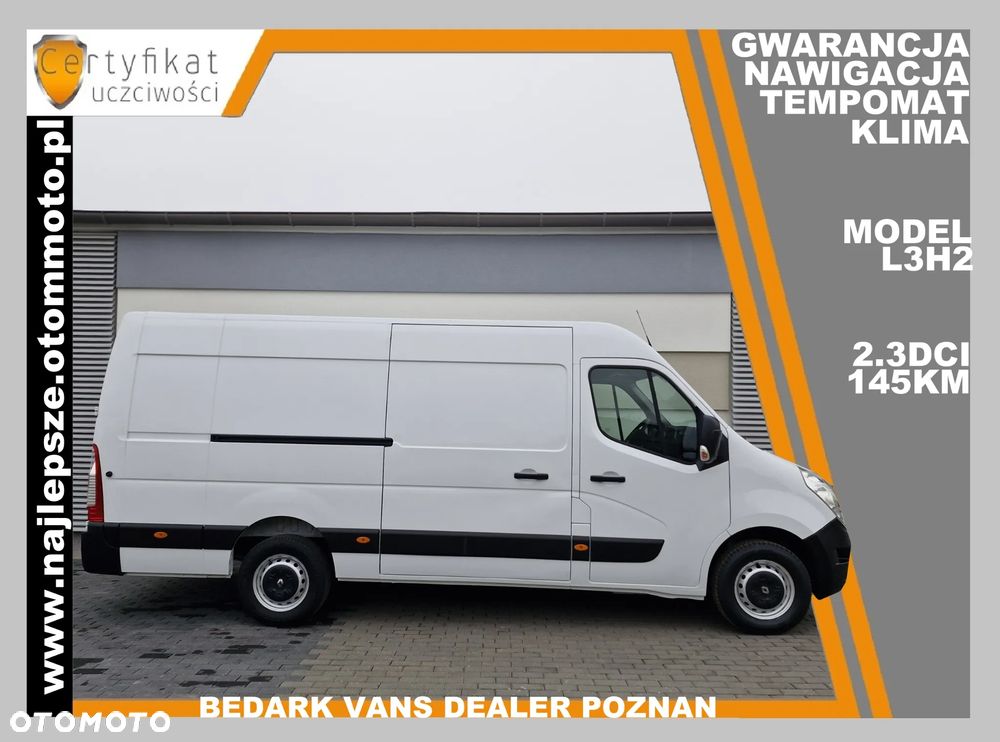 Opel Movano, L3H2,Gwarancja, nawigacja, klima, tempomat - 2