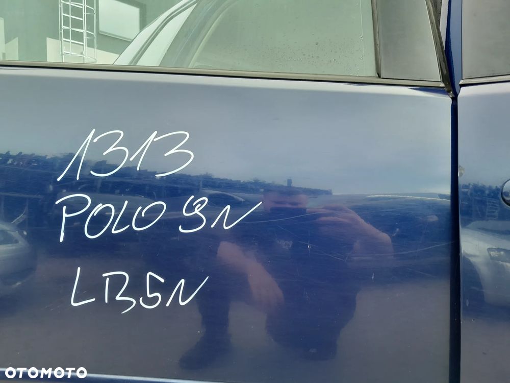 VW POLO 9N DRZWI PRAWE TYLNE PRAWY TYŁ KOLOR: LB5N - 3