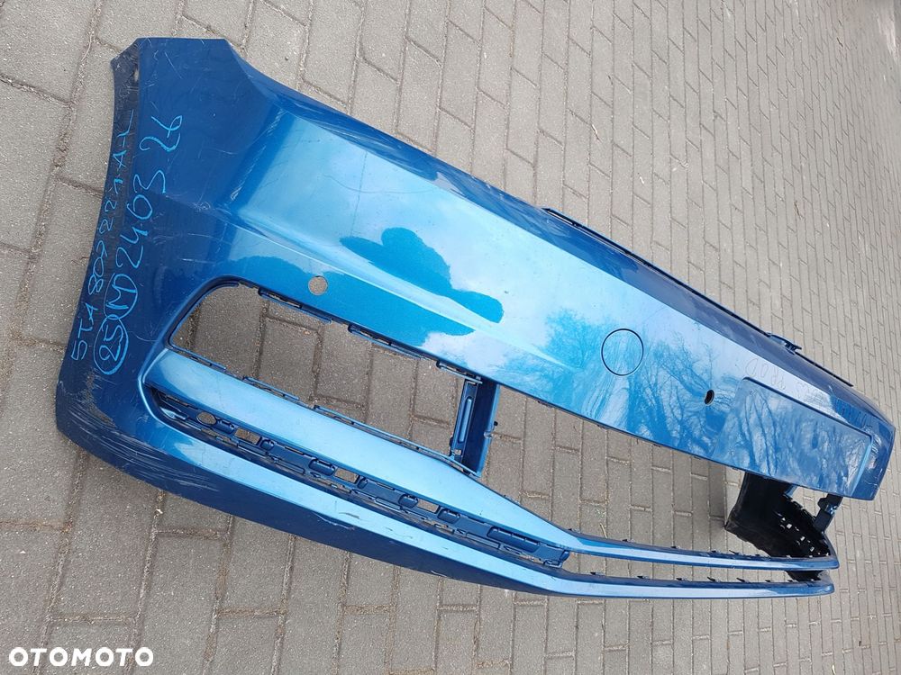 vw touran 15^ zderzak przód pdc spryskiwacze 5ta807221al - 3