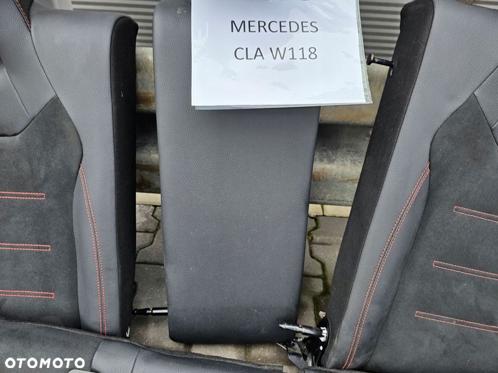 kanapa tył tylna fotele fotel siedzisko mercedes cla w118 amg - 5