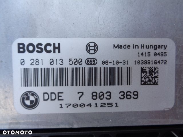 sterownik silnika bmw e90 330d e60 530d X3 3.0d - 2
