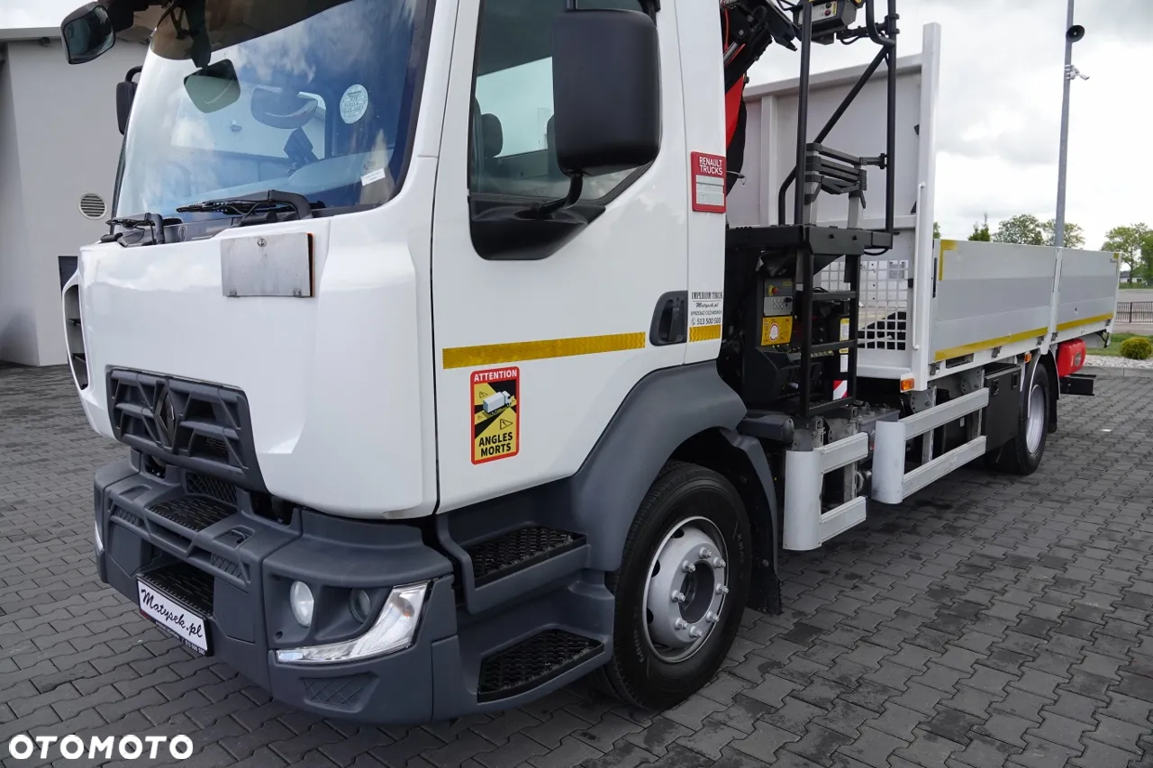 Renault D 210/  4X2 / SKRZYNIOWY 5 M + HDS PALFINGER PK 8.501 SLD A / UDŹWIG 5 580G / STEROWANIE RADIOWE / ROTATOR / SPROWADZONY - 11