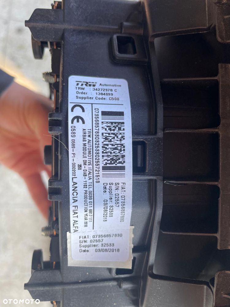 Poduszki airbag kierowca pasażer Boxer Jumper Ducato 2019r Komplet 07356249190 07356857830 komplet! - 3