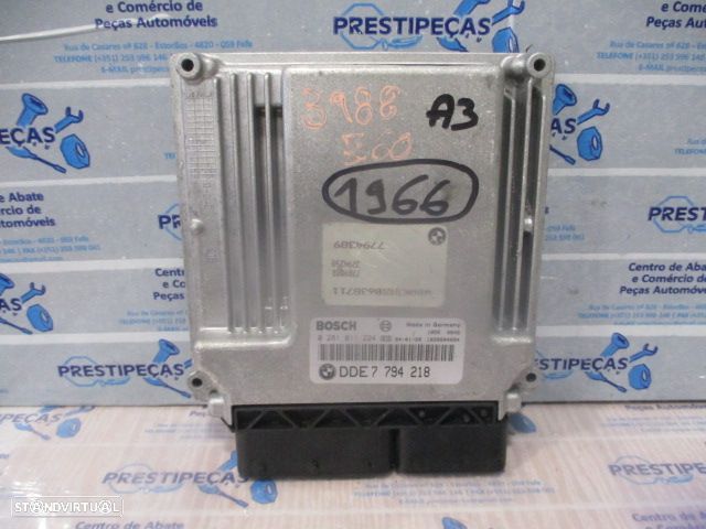 Centralina 0281011224  7794218 7794389 BMW SERIE 5  E60 FASE 1 2005 3.0D 218CV 4P CINZA BOSCH - 1